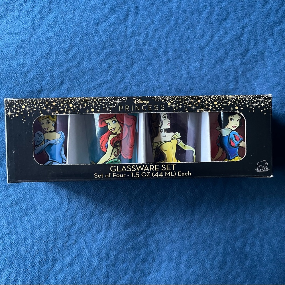 Disney Princess Shot Glasses